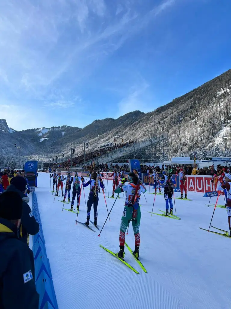 Biathleteinnen in Ruhpolding 2024